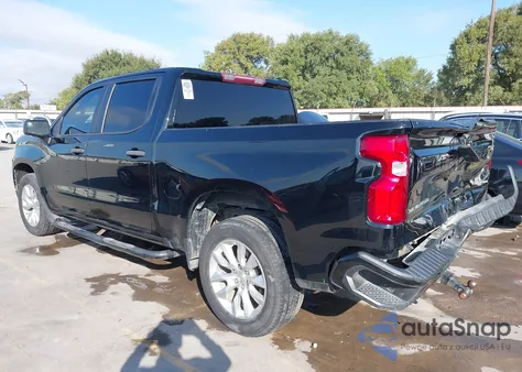 2021 Chevrolet Silverado 1500 2Wd Short Bed Custom из США, поврежденный, VIN 3GCPWBEK6MG201633